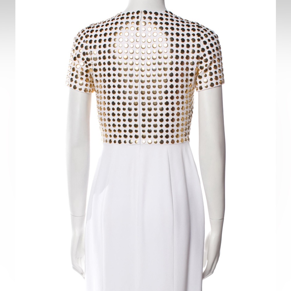 Runway Burberry Prorsum White Studded Dress - Picture 4 of 5
